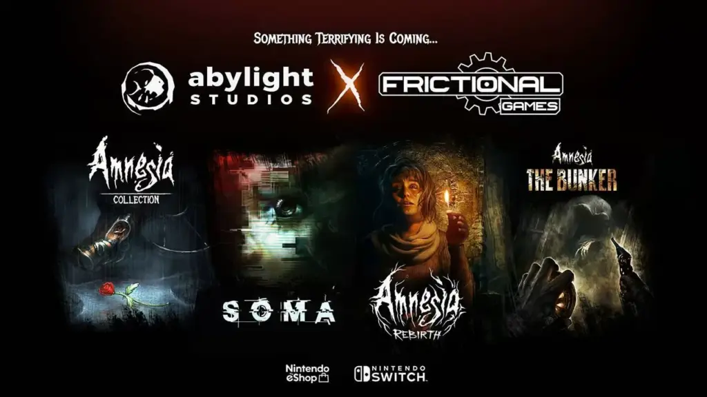SOMA, Amnesia: Rebirth, and Amnesia: The Bunker Announced for Switch
